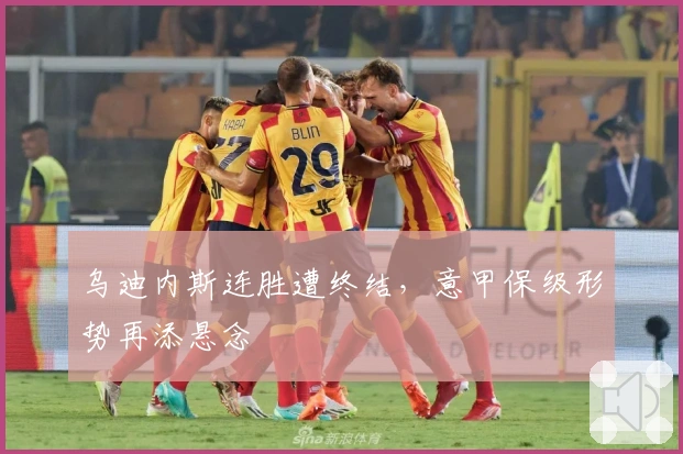 乌迪内斯连胜遭终结，意甲保级形势再添悬念