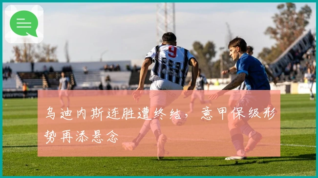 乌迪内斯连胜遭终结，意甲保级形势再添悬念